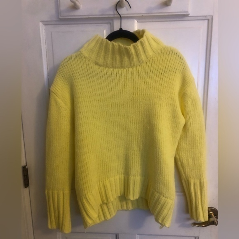 Philosophy Yellow High Neck Sweater